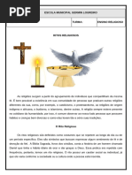 Ritos Religiosos: Conceitos e Práticas | PDF | Rituais | Fé