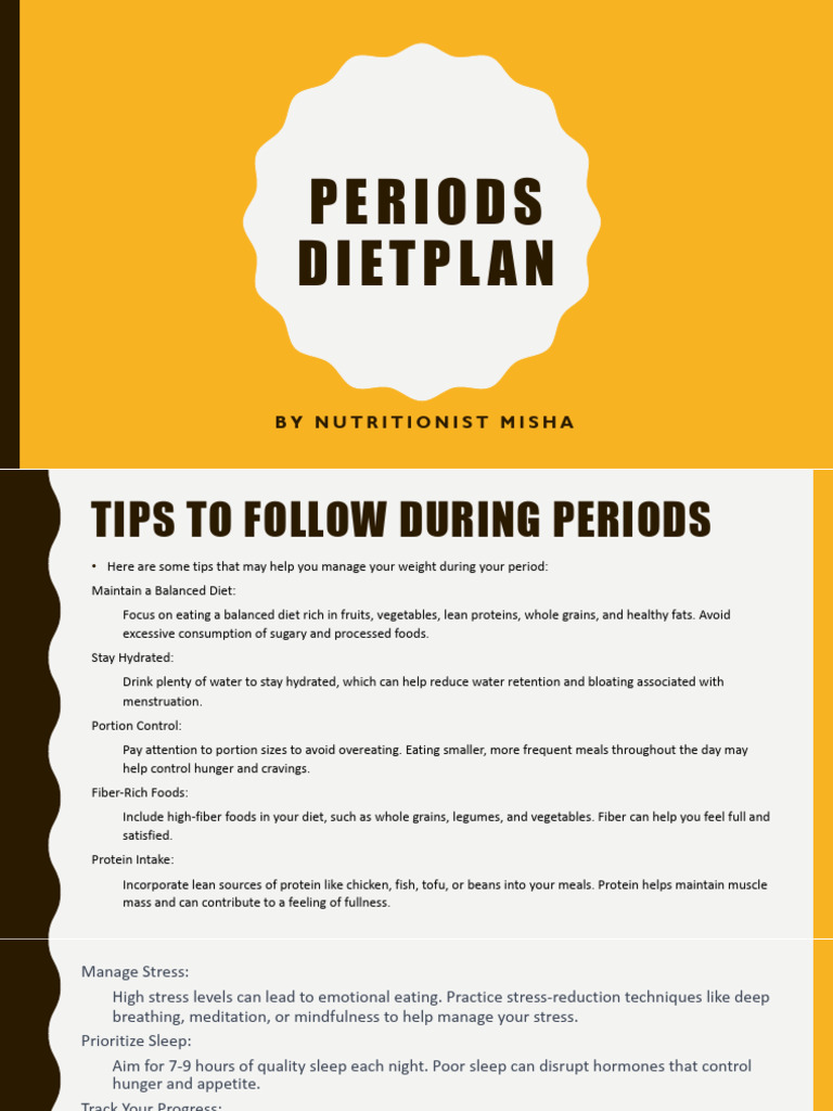 Periods Diet | PDF