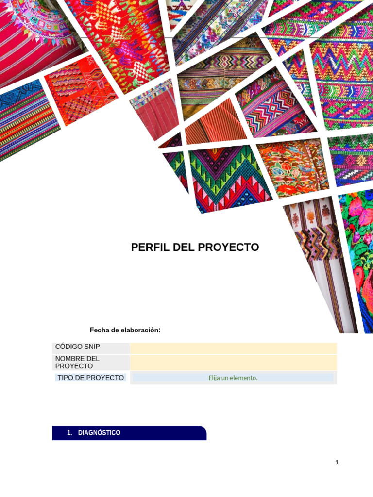 Ejemplo de Perfil de Proyecto | PDF