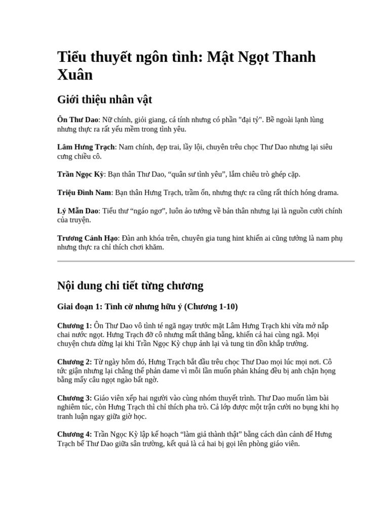Tiểu Thuyết Ngôn Tình | PDF