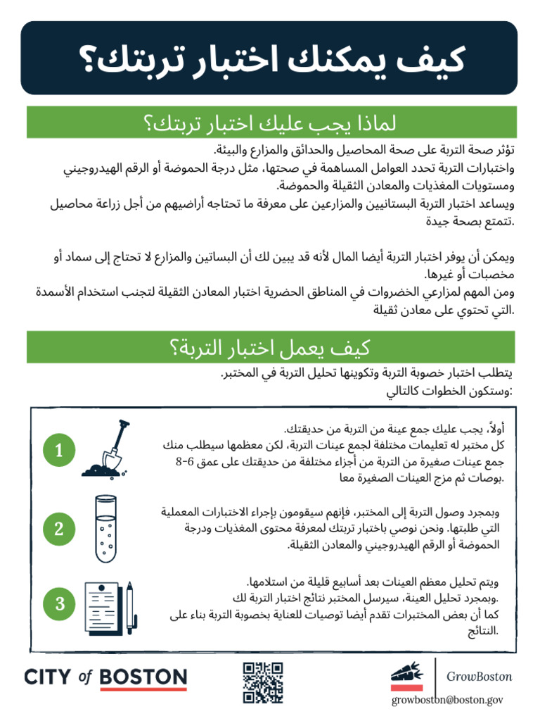 Soil Testing - Arabic | PDF