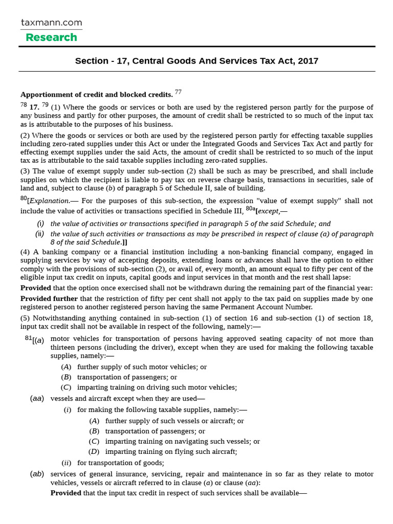 2025 03 31T16 13 Section 17 Central Goods and Services Tax Act 2017 ...