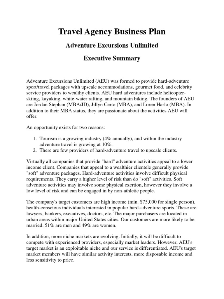 Travel Agency Business Plan PDF Balance Sheet Expense