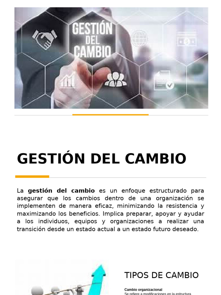 Estrategias para la Gestión del Cambio | PDF | Sistema de manejo de ...