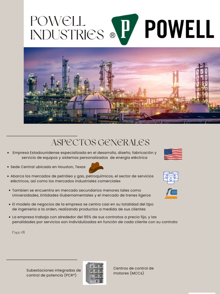 Powell Industries: Innovación en Energía Eléctrica | PDF | Business ...