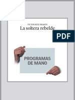 Programas de Mano: La Soltera Rebelde