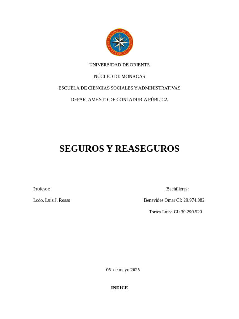 Aspectos Clave de Seguros en Venezuela | PDF | Seguro | Póliza de seguros