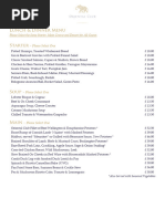 3-Course Menu Selection Guide | PDF