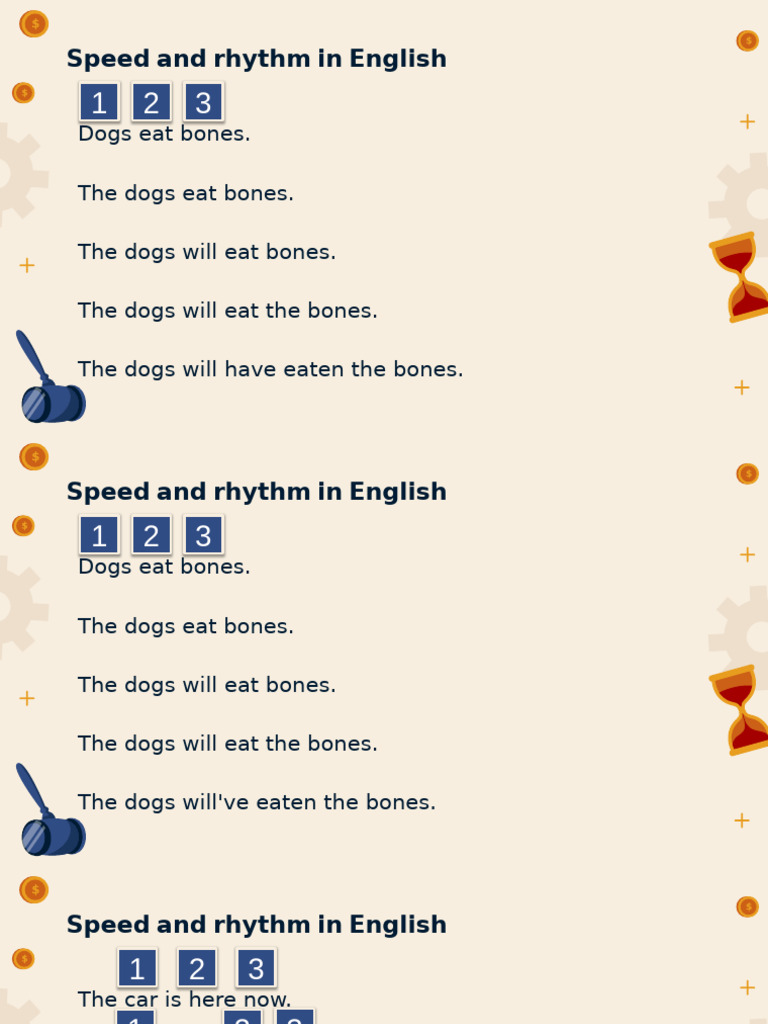 Speed and Rhythm in English | PDF