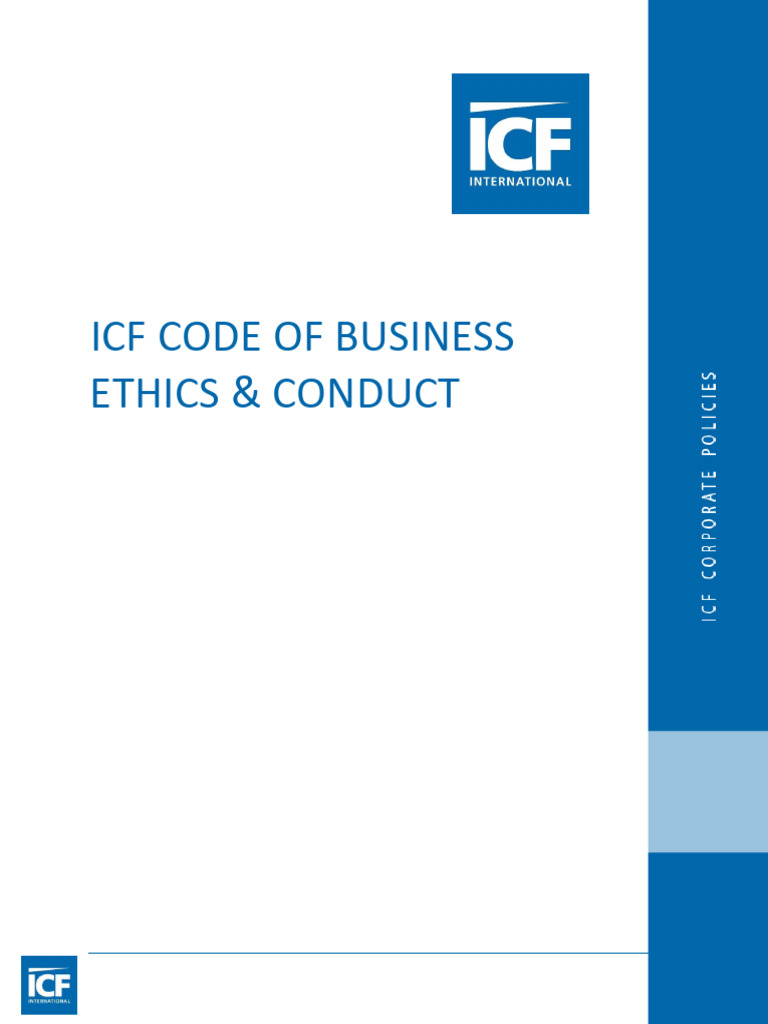 ICF Code of Ethics 2023 Overview | PDF | Bribery | Trade Secret