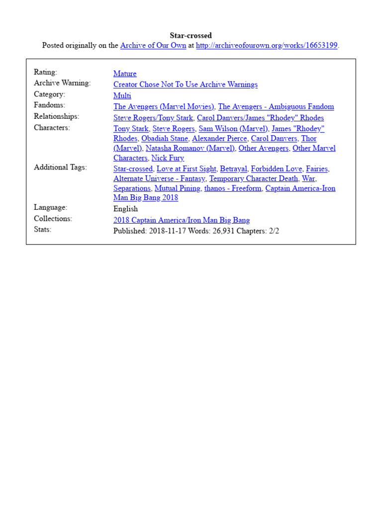 Star Crossed | PDF