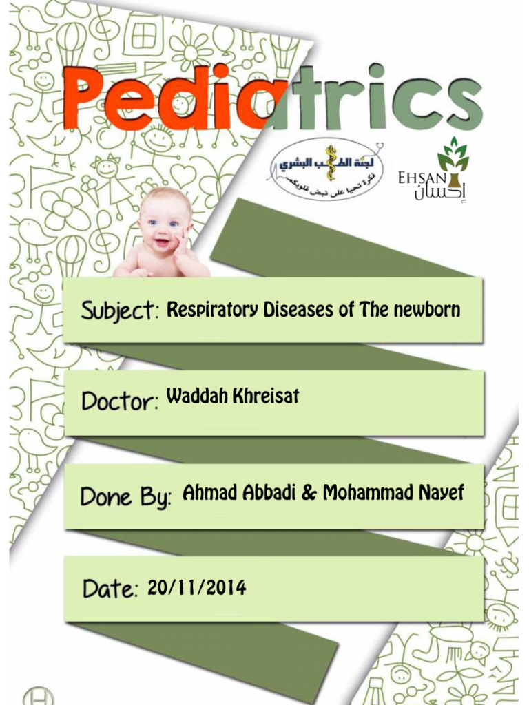 Newborn Respiratory Diseases Overview | PDF | Respiratory Diseases | Lung