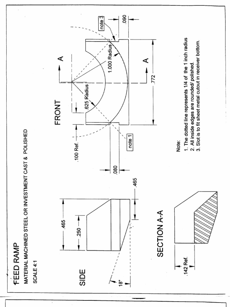 Planos y Dimensiones de Uzi | PDF
