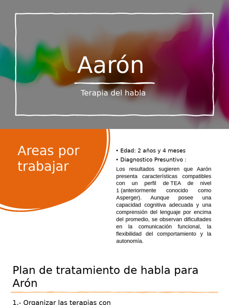 Aarón Plan de Interevención | PDF | Neurociencia | Ciencia cognitiva