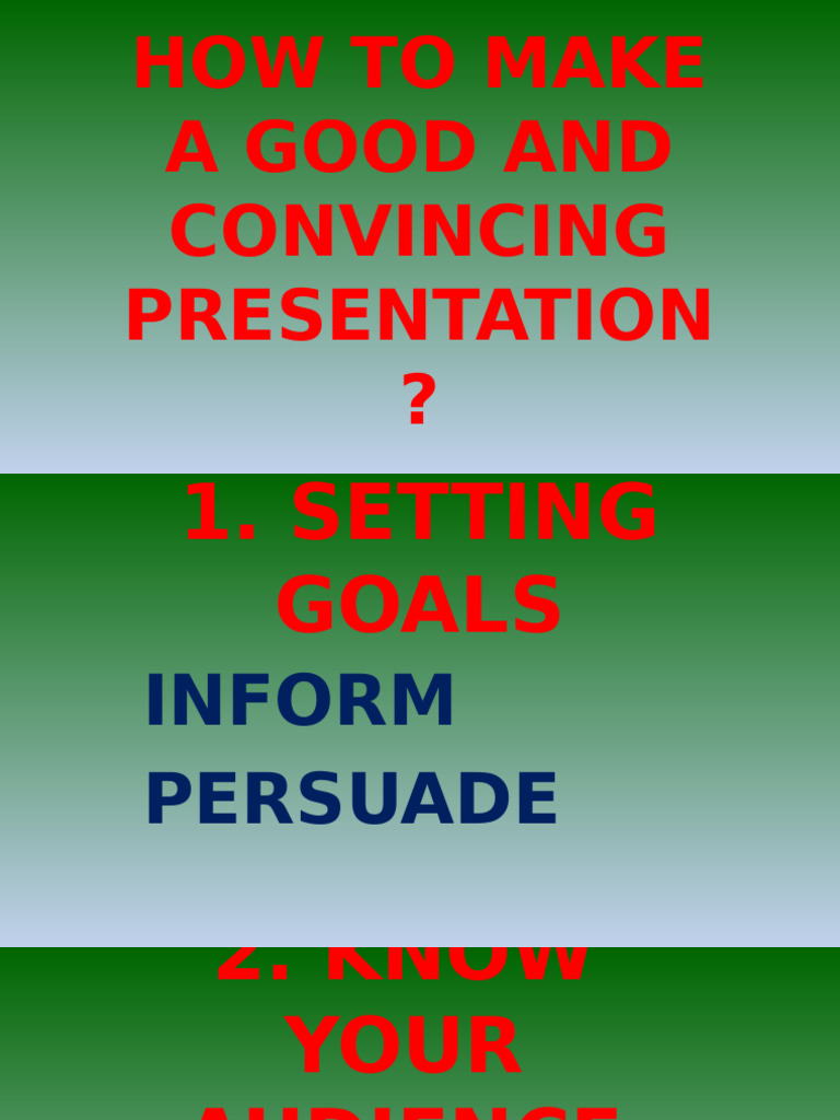 Effective Presentation Techniques Guide | PDF