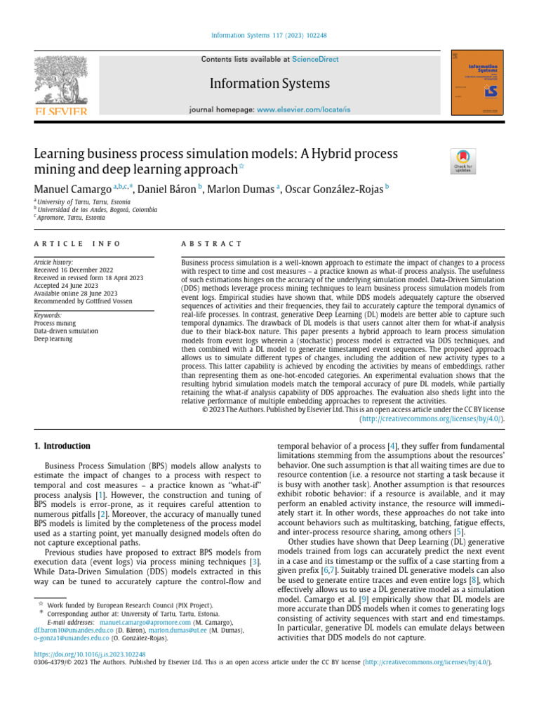 Hybrid Process Simulation with Deep Learning | PDF | Machine Learning ...