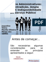 Princípios Administrativos