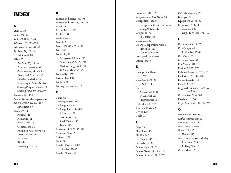 Comprehensive Game Mechanics Index | PDF | Storytelling | Role Playing