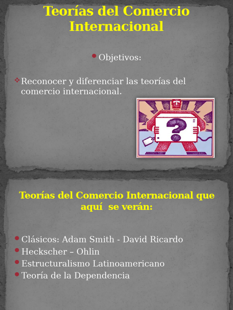 Teorías Del Comercio Internacional | PDF | El comercio internacional ...