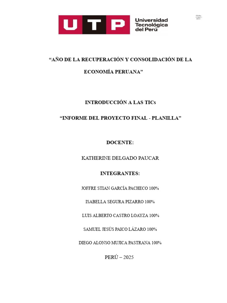 Informe Proyecto Final | PDF | Script Java | Red mundial