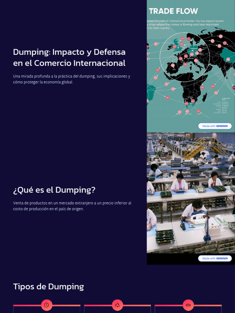 Dumping: Impacto y Defensa en Comercio | PDF | Dumping (política de ...