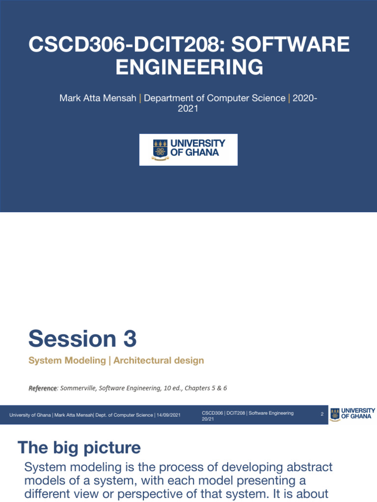 SESSION+3+ +System+Modelling+ +Architectural+Design | PDF | Class ...