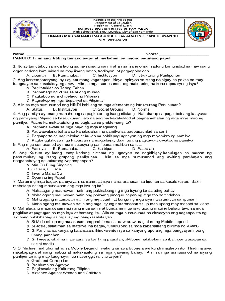 Ap 10 | PDF
