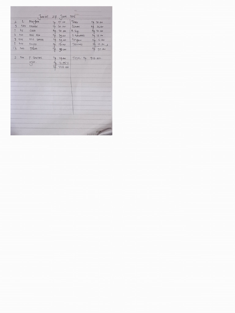 Nota Tes | PDF