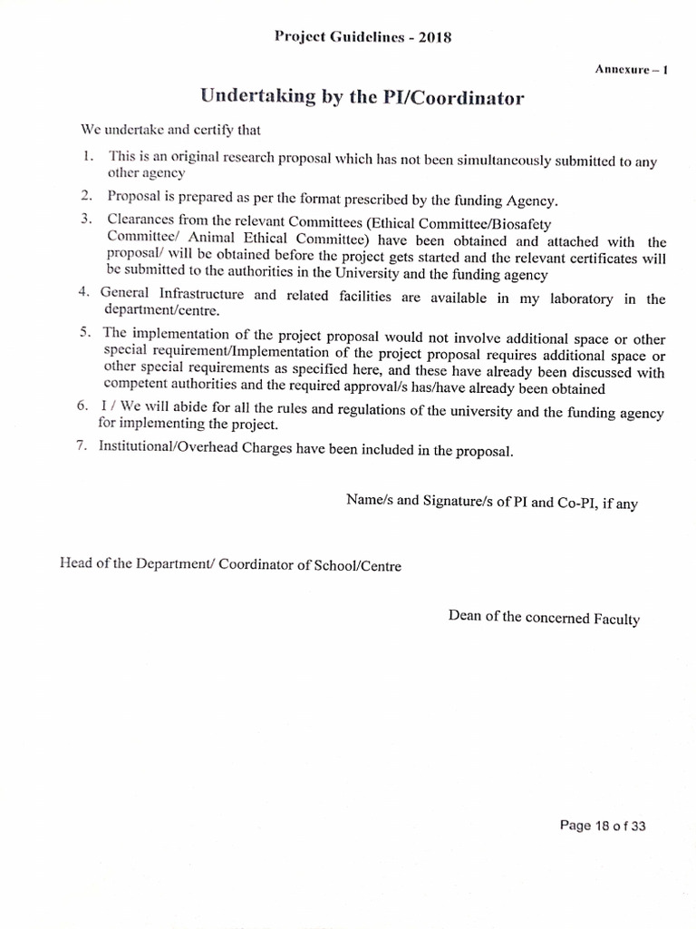 Undertaking | PDF