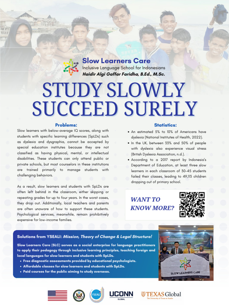 Poster Slow Learners Care | PDF