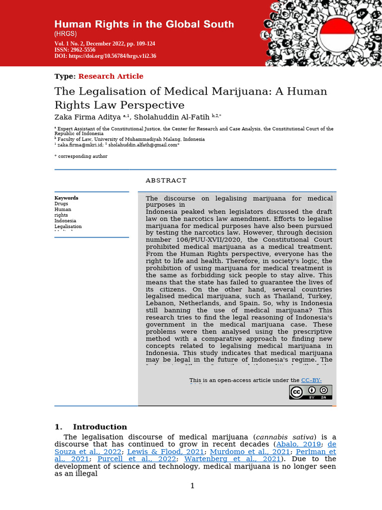 3 + (HRGS+Vol+1+No+2) + +Advanced+Edited | PDF | Cannabis (Drug)