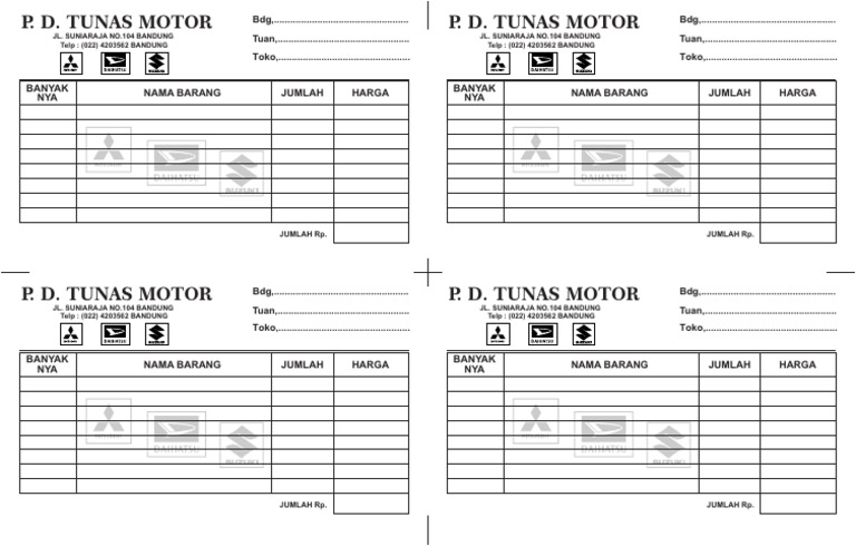 Nota Sample 2 | PDF