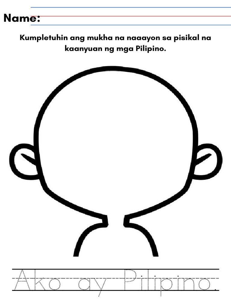 Coloring Activity For Grade 1 Makabansa | Vyanku