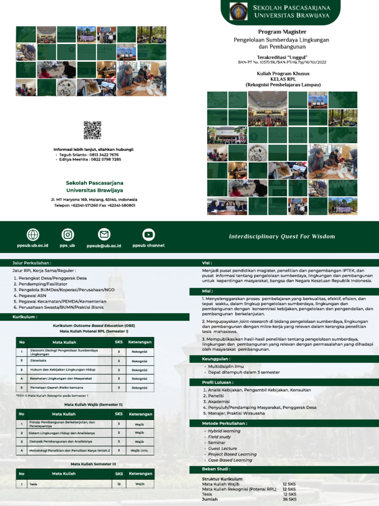 Program Magister RPL di UB | PDF