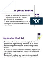 Ejecución de Un Evento