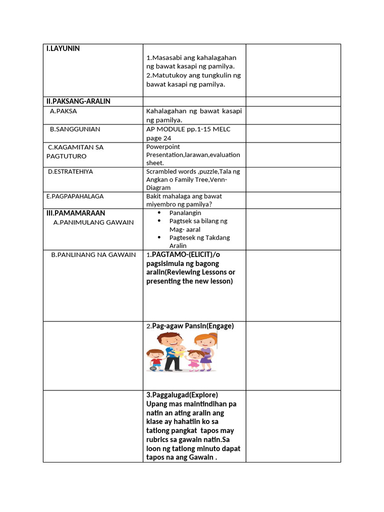 Grade 1 LP Langging | PDF