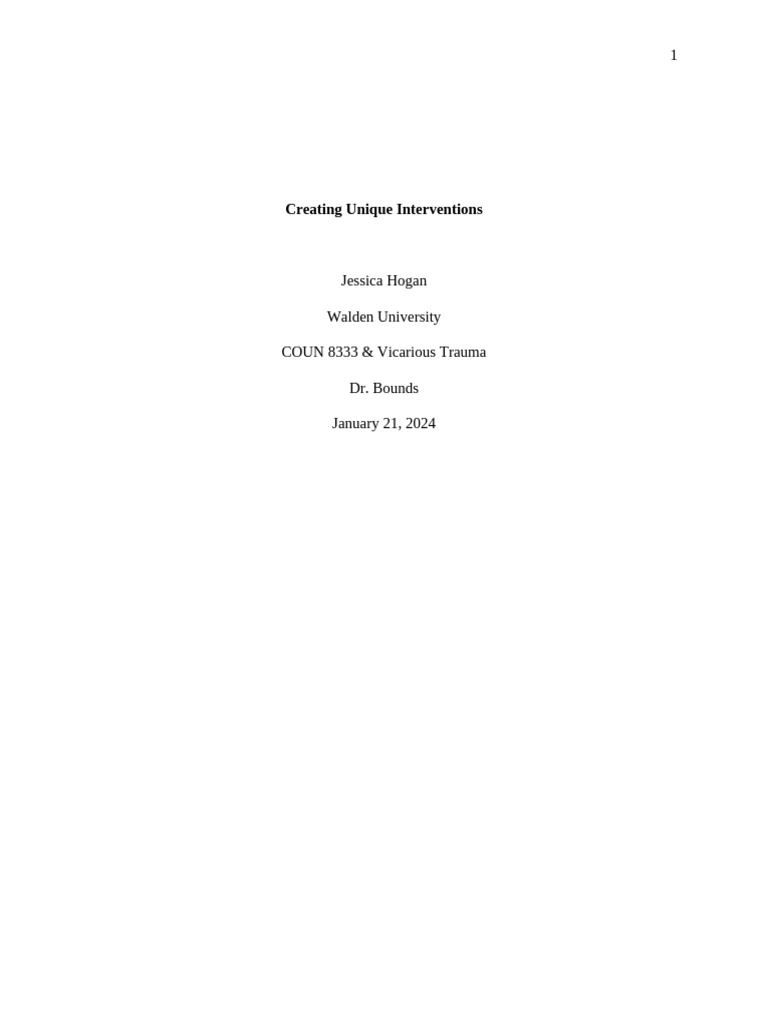 Vicarious Trauma: Interventions for Professionals | PDF | Psychological ...