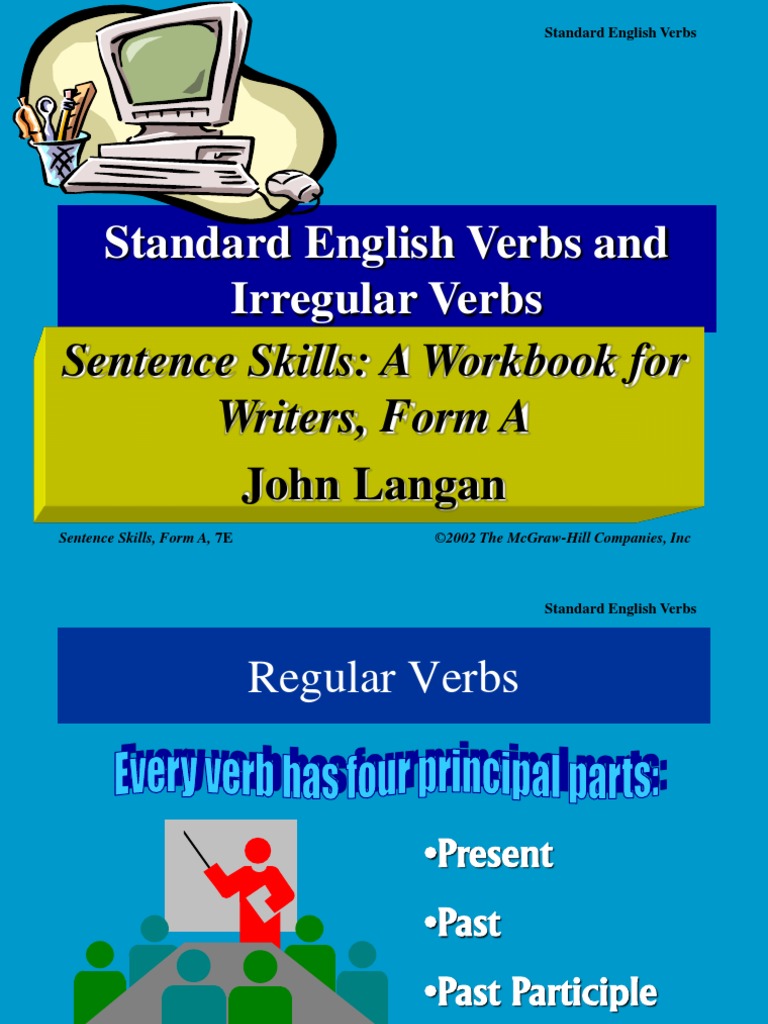 Standard English Verbs PDF