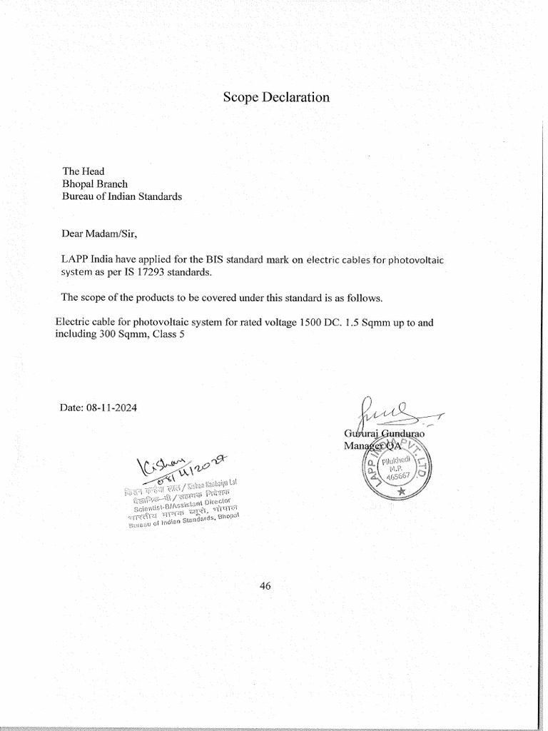 Scope Declaration | PDF