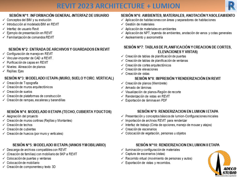 Curso Completo de Revit y Lumion 2023 | PDF | Autodesk Revit | Software