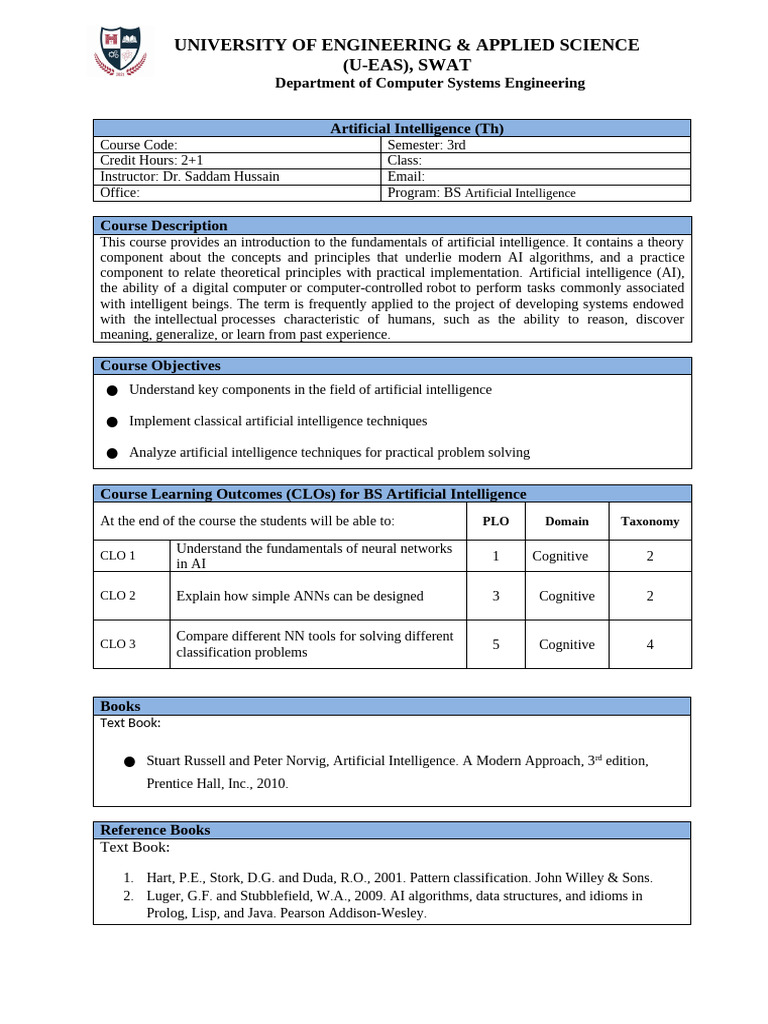 AI Fundamentals Course Overview | PDF | Artificial Intelligence ...