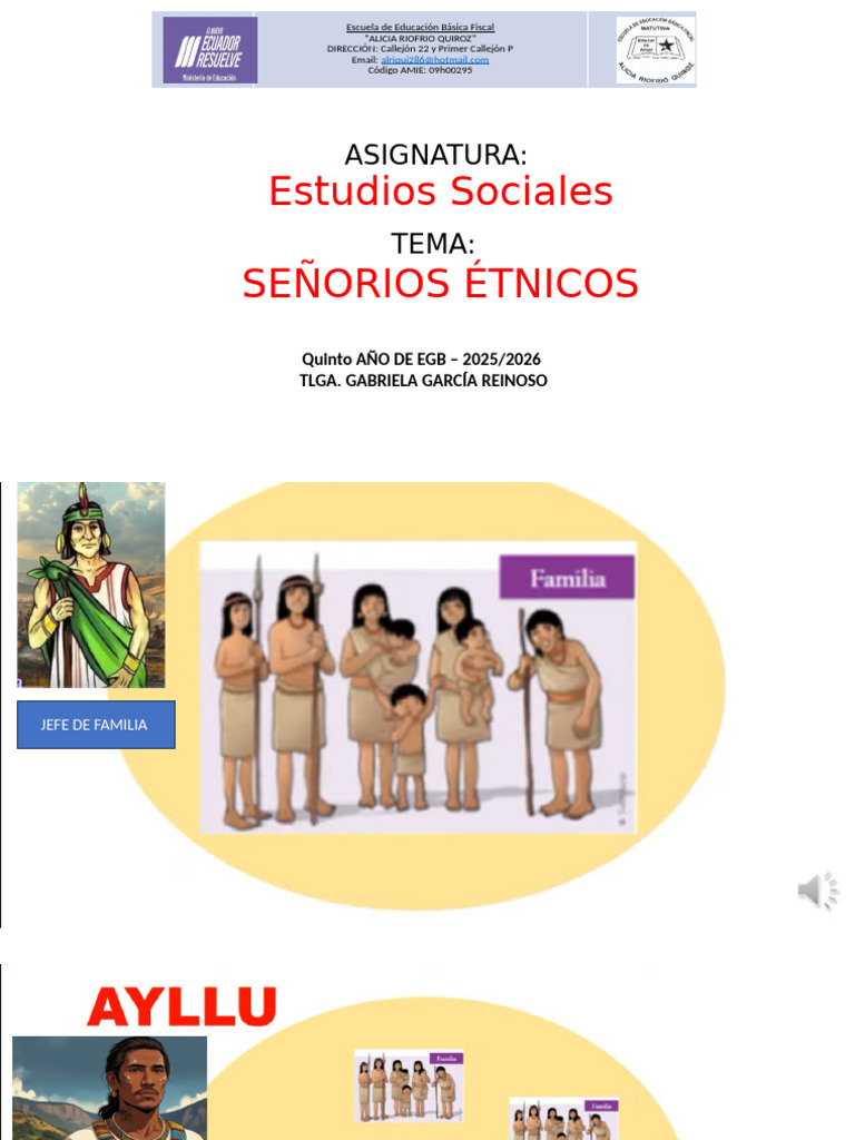 CLASE Señorios Etnicos | PDF