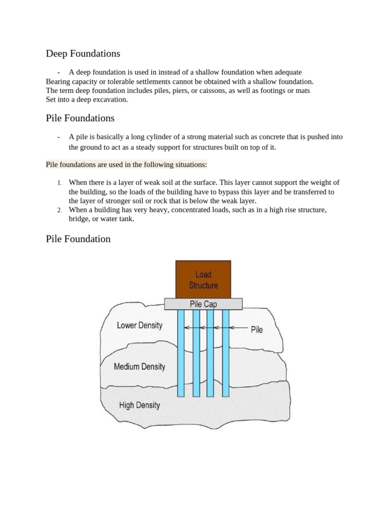 Deep Foundation Overview and Diagrams | PDF | Deep Foundation ...