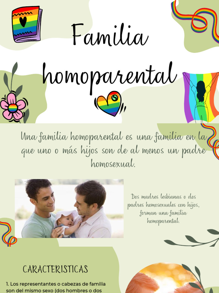 Definición y características de familias homoparentales | PDF | Familia ...