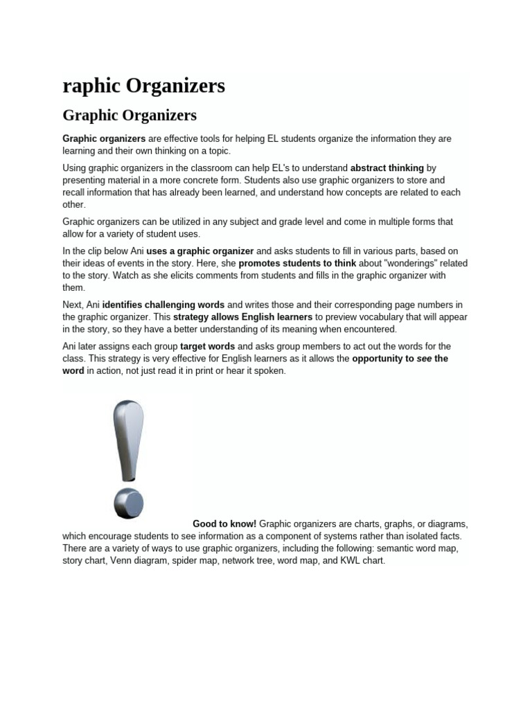 Raphic Organizers | PDF