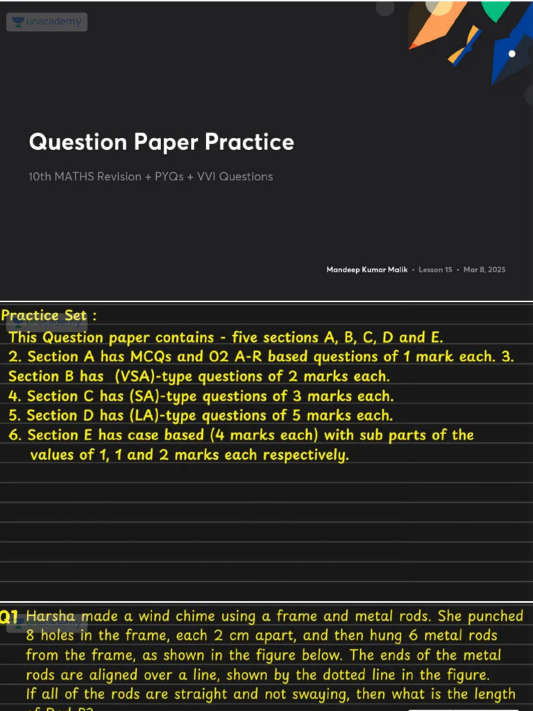 Question Paper Practice | PDF