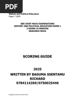 Wakisha Mock Exam Timetable 2025 | PDF