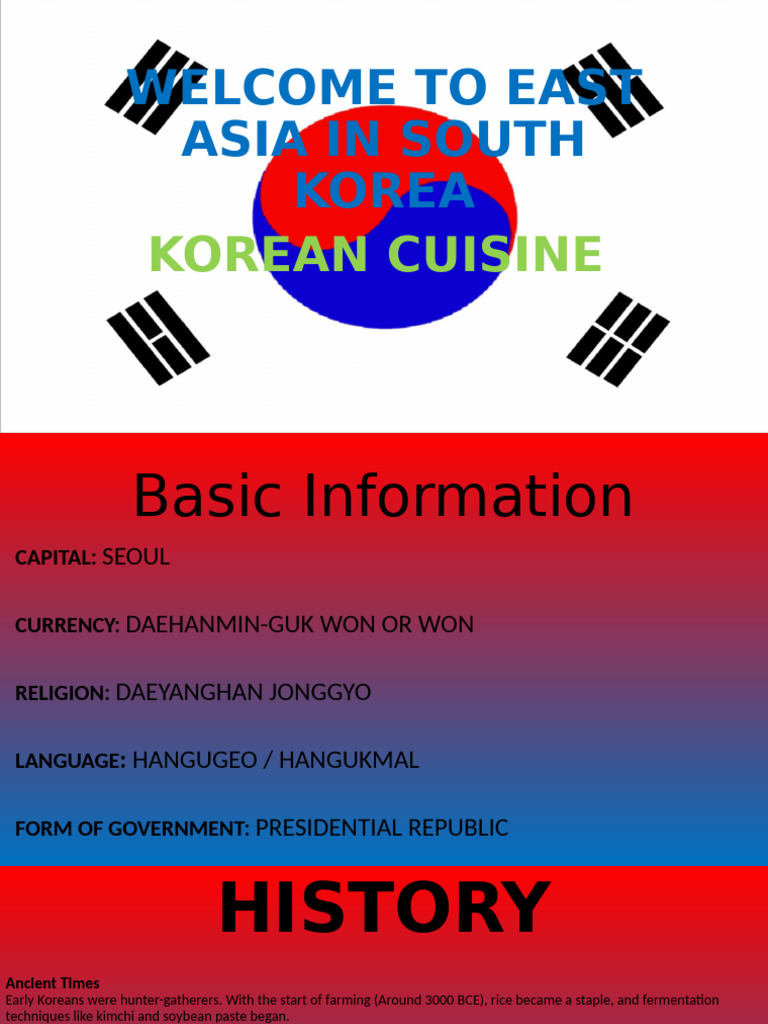 Korean Cuisine: Key Dishes & Culture | PDF | Korean Cuisine | Cooking