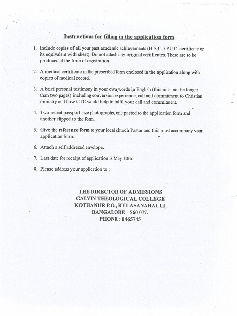 Application Form 1 | PDF