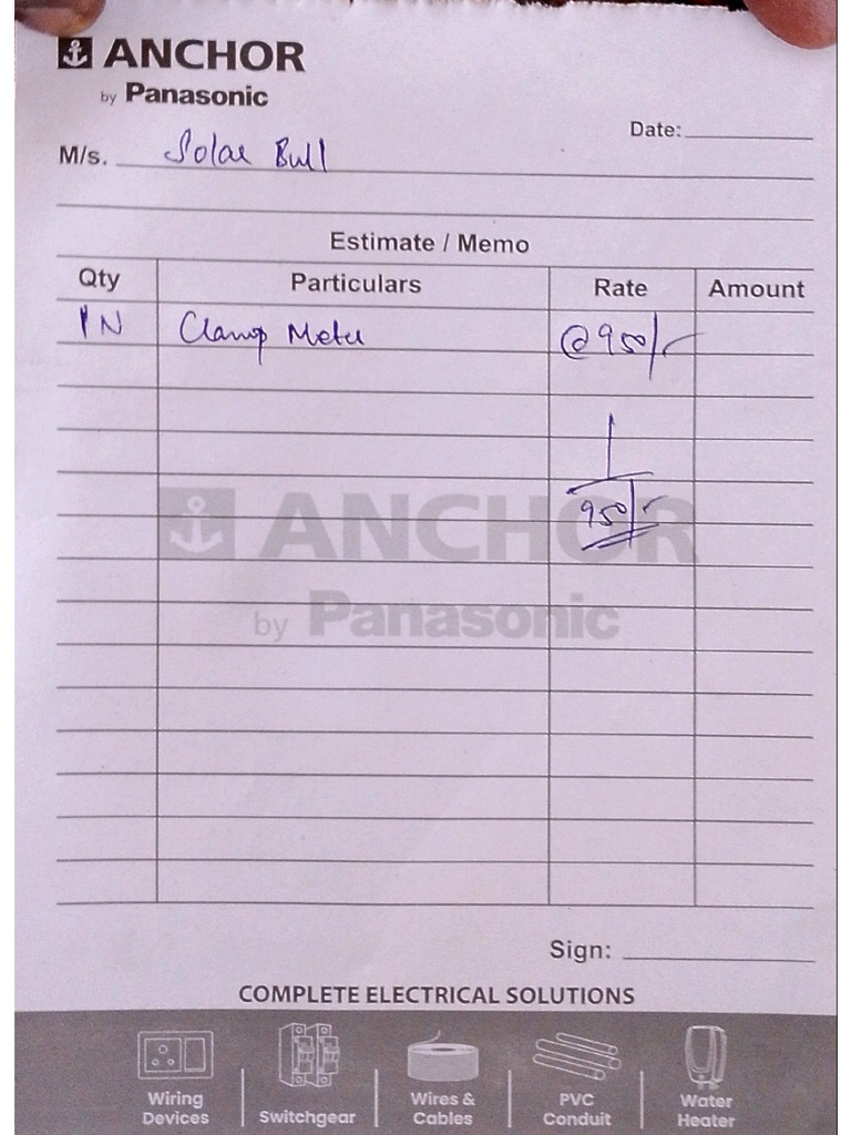 Clamp Meter - Bill | PDF